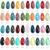 Import 2021 Mengni fashion colorful gel  Harmless Non Toxic nail polish whole sale from China