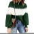 Import 2021 New casual turtleneck pit striped contrast sweater women from China