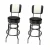 Import 2021 New Design Bar Furniture Metal Leg PU Leather Modern Swivel High Bar Stool Chair With Backrest from China