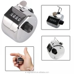 2021 new Digit metal Hand Tally Number Counter Counting Manual Mechanical Palm Golf Clicker
