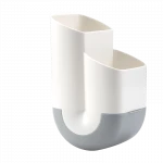 2021 new item white plastic adhesive  Spoon Fork Holder Draining chopsticks knife storage rack Kitchen utensils