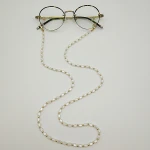 2021 new pearl series maskss chain handmade glasses decoration chain pearl anti-skid glasses chain