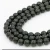 Import 2021 New products wholesale DIY fashion jewelry 8mm natural round black tourmaline stone loose beads for jewelry making from China