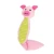 Import 2021 Super Soft Pet Plush Pig Monkey Shape Environmentally Friendly Squeaker Toy from China