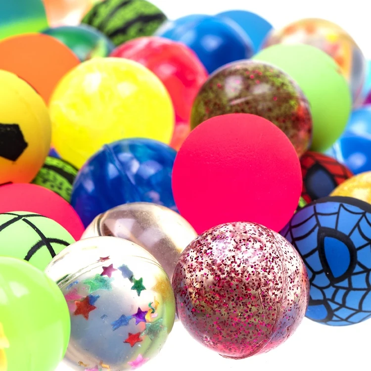 2021New 27mm 32mm 45mm Plastic Bouncing Ball Toys For Children