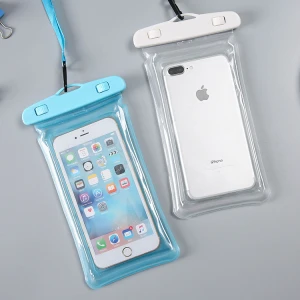 2021new Underwater Camera Airbag phone Waterproof Bag Swimming Cellphone Universal Touch Screen Snorkeling Waterproof Cover
