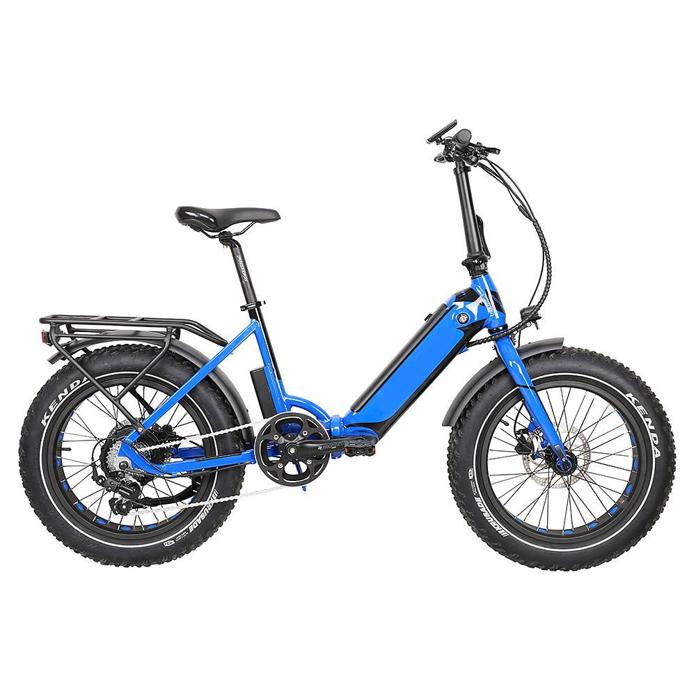 20inch 48V 500W Foldable Electric Moped Sepeda Listrik Rear -Drive OEM Color Folding Electric Bike