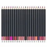 21 Colors Eyeliner Pencils 3-in-1 Eye Liner Pen Lip Liner Eyebrow Pencil  Private Lable OEM