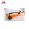 21st Hot Sale New product 4 Wheels 120 mm and 80mm Folding Kids Kick Scooter with PU flashing 3 wheels/Alloy Foot Scooters for c