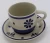 Import 220cc hand painted lines stoneware tea cup and saucer drinkware from China