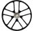 Import 24 inch Nevigate 250W  electrical bicycle wheel Integrated 3 spokes high performance magnesium alloy Electrical scooter wheel from China