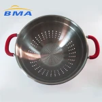 24mm Metal fruit basket kitchen strainer types of colanders