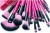 Import 24piece make up brushes kit with low moq cosmetic tools from China