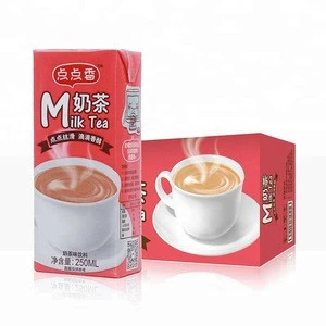 250ml hot sale china  promotional soft drinks wholesale custom flavor milk tea