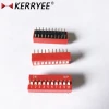 2.54mm regular DIP standard red switch V/T type