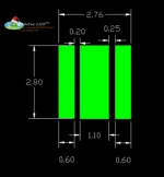 265nm LED Strip for flash pasteurization UVC wavelength coverage (260-265nm)