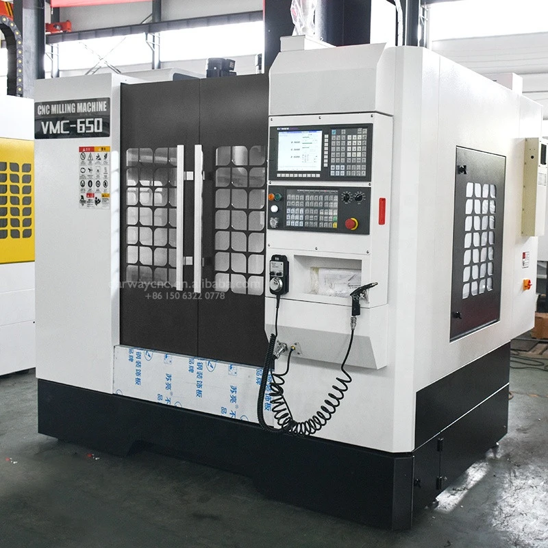 3 axis mini cnc milling machine centro de VMC650 vertical machining center high accuracy quality with GSK controller cheap price