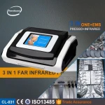 3 in 1 air pressure presso-theray far infrared lymphatic drainage massage equipment