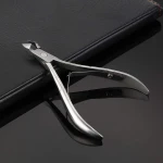 3 Packs Cuticle Cutter Cuticle Nippers Pointed Blade Cuticle Trimmer Stainless Steel Nail Clippers Manicure Tool for Fingernails