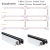 Import 3 Phase lighting Track 4 Wire led track exhibition Spot lighting rail from China