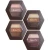 Import 3 Shades 100% Natural unbranded private label mineral eyeshadow with applicator from China