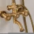 Import 3 way gold bathroom shower faucet set bath & shower mixer faucets from China