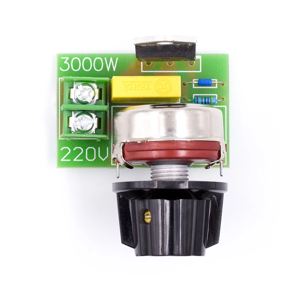 3000W Thyristor Voltage Regulator Dimmer Speed Thermostat Volt Regulator High Power