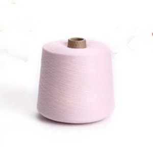 30/1Dyeing Cotton Yarn for Knitting  spandex bamboo fiber yarn core spun 100 Polyester Spun Yarn