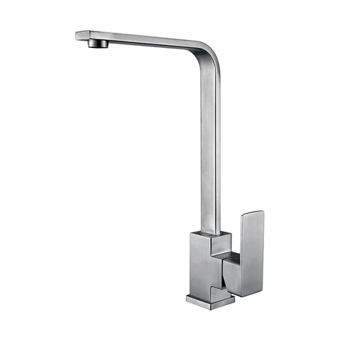 304 Stainless steel kitchen faucet high quality durable single cooling and mixer water tap