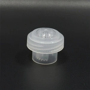 30MM Disposable Plastic Press and Shake Fruit Juice Powder Dispensing Boost Up Bottle Cap for Mineral Spring Water Bottle