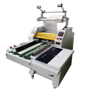 390mm 15&quot; A3 size semi automatic Laminating machine  with overlap function pneumatic pressure control system