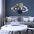 Import 3D Modern Home Decorative Flower Shaped Metal Art Wall Decor For Living Room Hanging Wall Decor from China