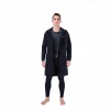 3mm Long Knee length Diving Coat Sunblock Neoprene Diving Long Hooded Wetsuit quick drying Dive Jacket for Men