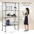 Import 4 Tiers Chrome and Powder Coated Metal Storage Wire Shelf iron wire mesh storage+holders racks from China