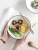 Import 44oz Japanese Hand-painted Line Fruit Salad Soup Ceramic Noodle Bowl Custom from China