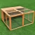 Import 47" Chicken Coop Wooden Bunny Small Animals Cage with 2 Doors from China