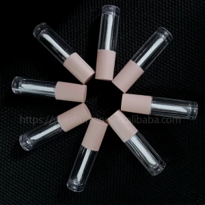 4ml Round brown lip gloss container liptint bottle cosmetic tube lip gloss packaging