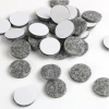 4mm thickness grey color adhesive furniture foots felt pads