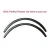 Import 4Pcs 3.5"/90mm Universal Flexible Car Fender Flares Extra Wide Body Wheel Arches from China