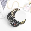 5 Layer Jewelry Storage Box Small Earring Holder Organizer Rotating Travel Jewellery Tray Case with Lid for Bracelets Rings