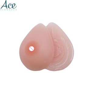500 g/pair Breast Form SW-21 Soft Adhesive Realistic Big Boobs Crossdressing Falsies Mastectomy Tear Drop shape for CD