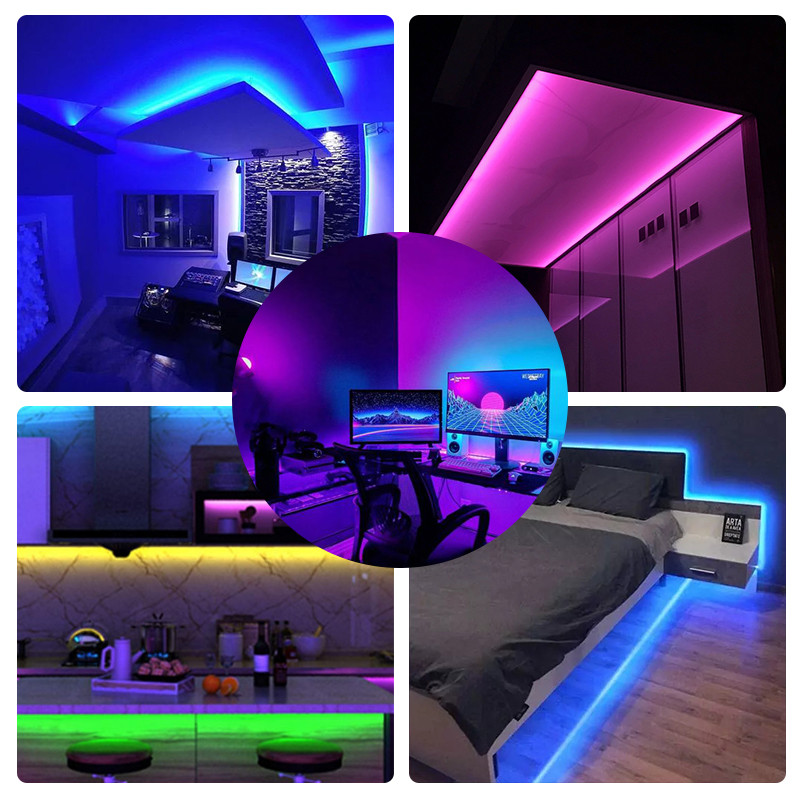 Buy 5050 Smd 220v 10m Room Smart Flexible Barra Luces Led Bar Lights ...