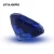 Import 50pcs/Package 4~16mm Round Corundum Stone Lab Created Blue Sapphire #33 Loose Gemstones from China