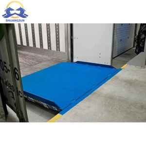 6-10T stationary fixed forklift loading ramp dock leveler for warehouse