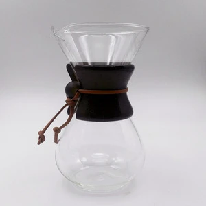 600 ml/ 22 oz 4-8 Classic Hot Sell glass hand drip coffee maker