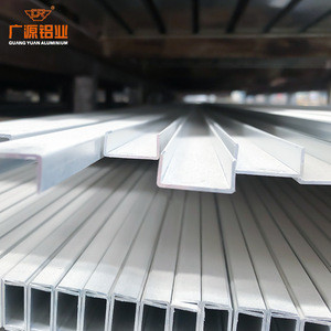 6000 series u channel aluminum u channel aluminum for glass railing cheap price per meter