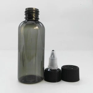 60ml 100ml 120ml pen shaped PET plastic vape e-liquid e-juice tip spout dropper bottle with twist cap for e-cigarette