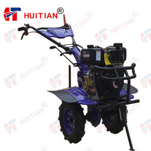 6hp-10hp Made-in-China Diesel Powered Tiller Cultivator with Rotary Tiller Blades
