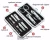 Import 7 Pcs/set Nail Art Manicure Tools Set Nails Clipper Scissors Tweezer Knife Manicure Sets Stone Pattern Case For Nail manicure from China