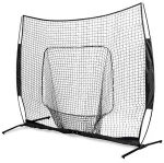 7'*7' Baseball Softball Practice Net Batting Training Net wth Carrying Bag